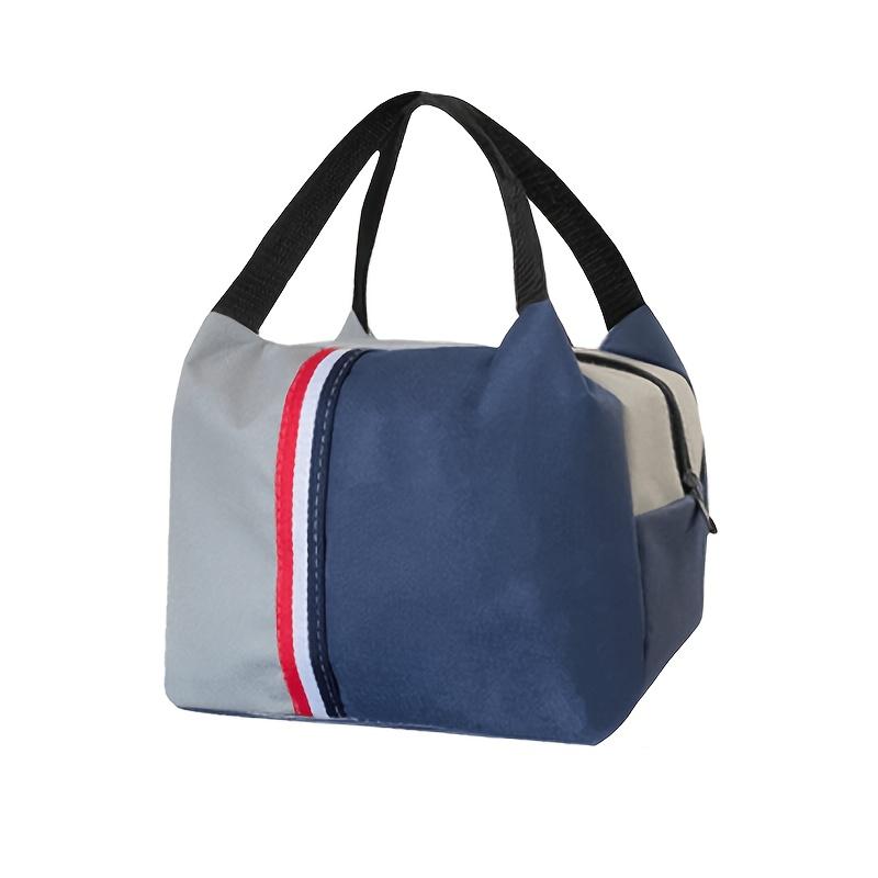 

8.5L Insulated Lunch Bag Portable Oxford Cloth Thermal Insulation Camping Picnic Office Work Lunch Carry Tote Bag 1 piece pack