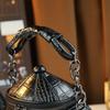 Lustiges Krokodilmuster Kreative Chinesische Stil Teekanne Weinkanne Form Damen Tasche Schulter Umhängetasche