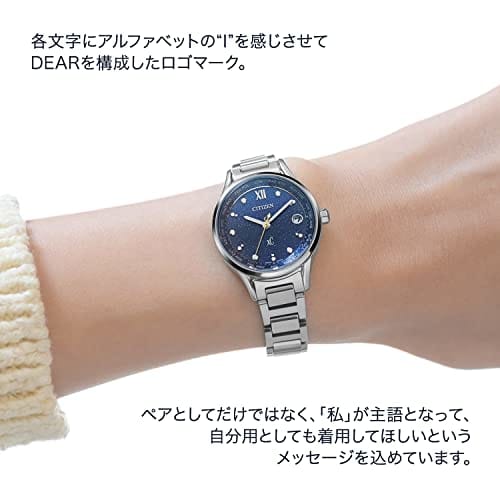 Citizen XC Eco-Drive Radio-Controlled Watch, Water Resistant, Limited Edition, Blue, EC1160-62L, Women's, Silver