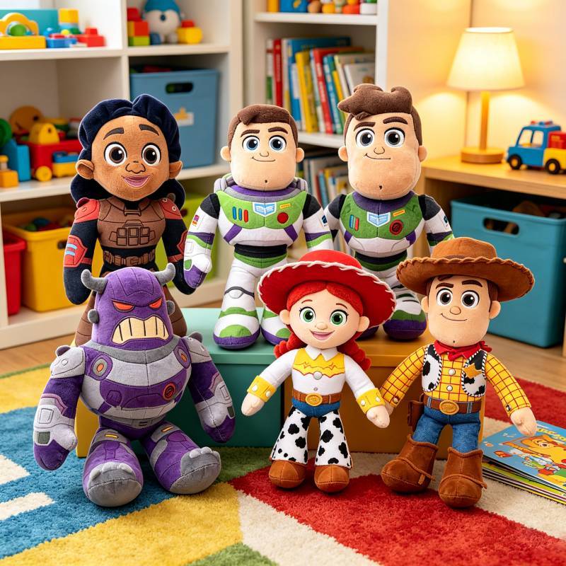 5 Buzz Lightyear Plush Toy With Pp Cotton For Kids Room Decor