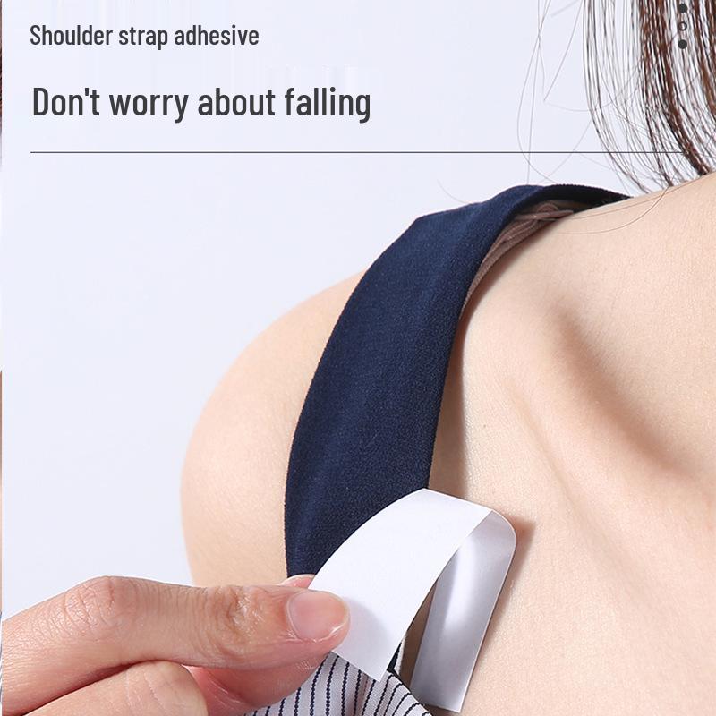 Seamless Off-Shoulder Anti-Slip Camisole Dress with Invisible Anti-Exposure Tape
