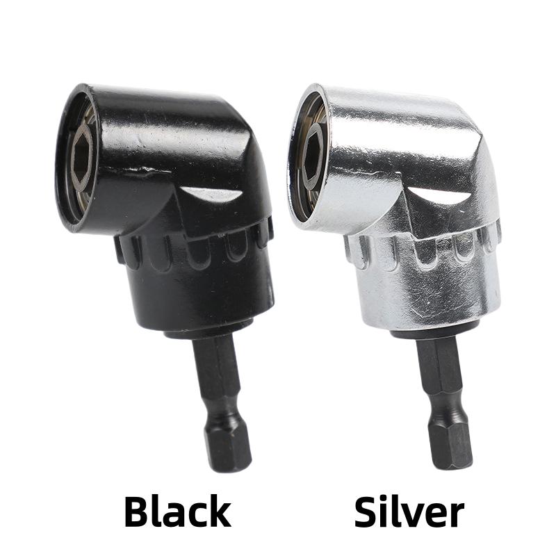 1/4 Inch 105 Degree Right Angle Driver Adapter Hex Shank Power Screwdriver,Quick Change Drive and Magnetic Bit Socket