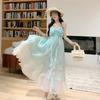 Platycodon Wind Seaside Vacation Wind Suspender Dress Women's Summer New Casual Girl Atmosphere Halter Long Skirt
