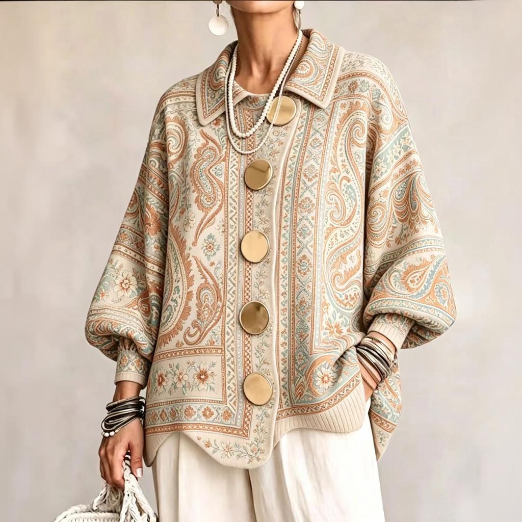 Damen Herbst Winter V-Ausschnitt Langarm Strickpullover Cardigan Lässiges Oberteil Oberbekleidung