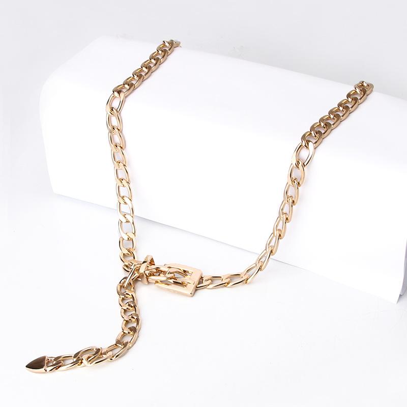 Chain Belt, Korean Style, Fashionable and Simple Metal Belt, Punk Style, Student Belt Dress, Decorative Belt