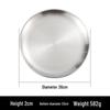 Korean Style Stainless Steel Round BBQ Plate