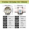 Exhaust Pipe Fan Ventilation Fan Pipe Fan Inline Duct Fan Ventilation Exhaust Blower Fans Quiet For Ducting