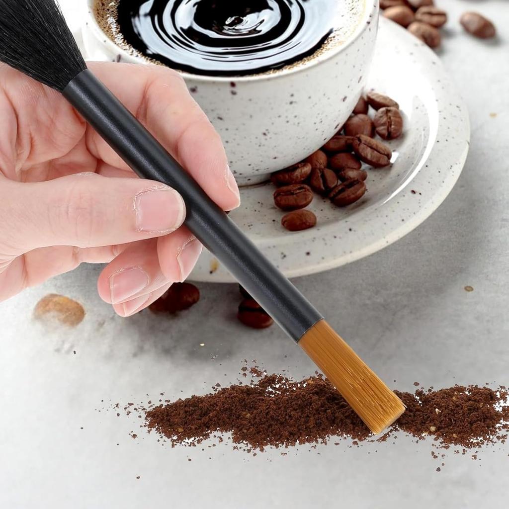 YFFSFDC Kaffeemühle Reinigungsbürste, Doppelseitige Bürste, Antistatisch, Reinigungswerkzeug für Kaffeemühlen
