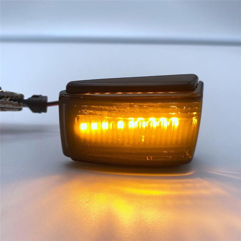 Powerful 2PCS For VOLVO 850/C70/V70/V40/S40 98-04 Car Side Marker Light LED Turn Signal Light 9178885