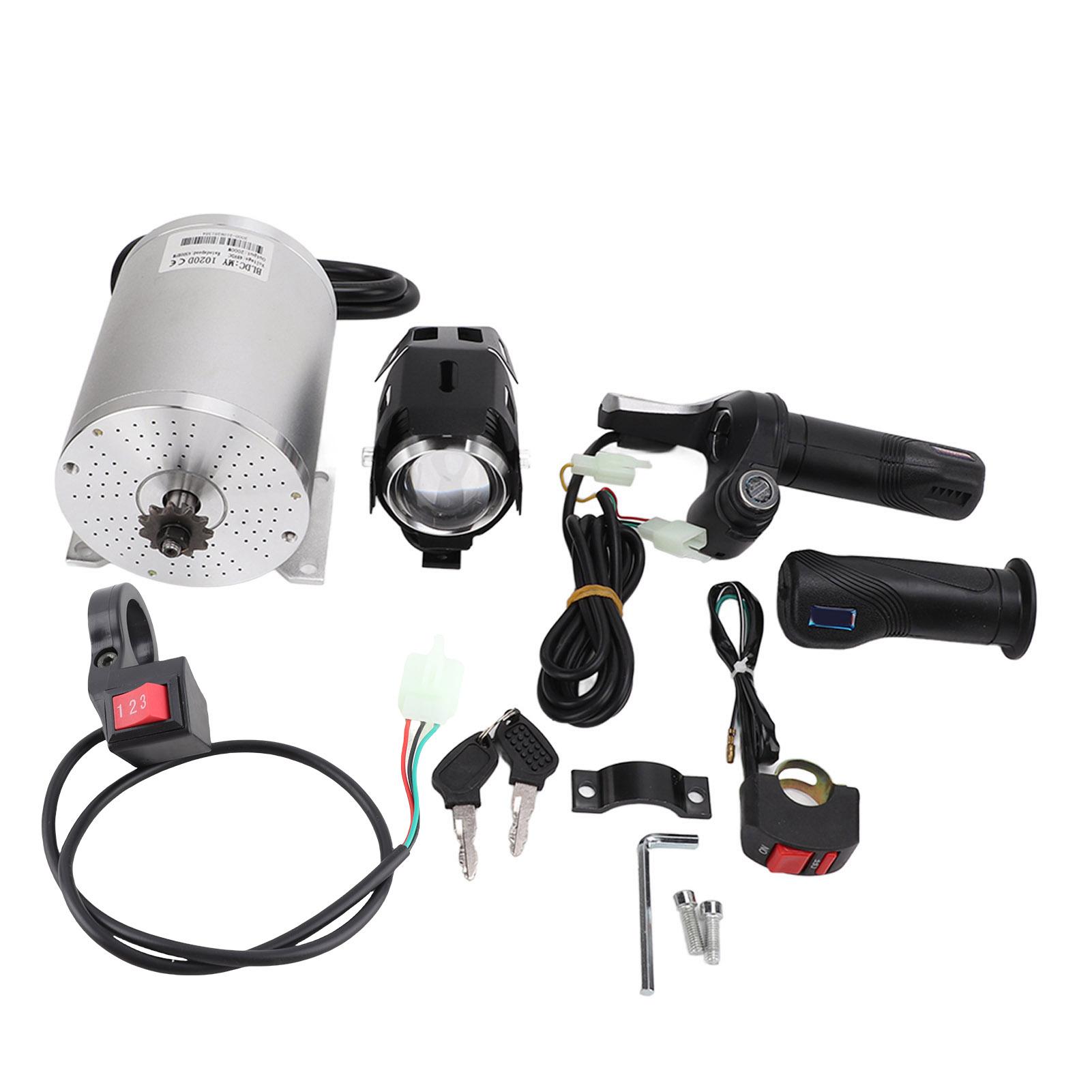 

Комплект контроллера бесщеточного двигателя DC48V 2000W 4500 об/мин Мин для DIY Карт Электросамокат Велосипед