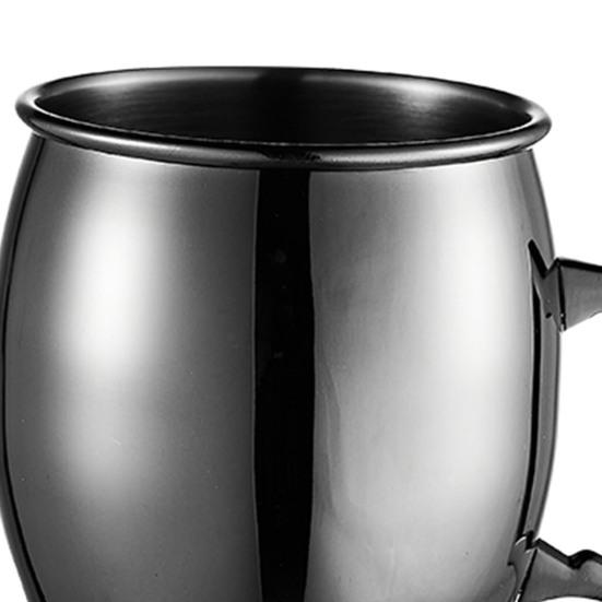 Moscow Mule Cup Stainless Steel Hammered Copper Plated Mug Rust-Proof Cocktail Cup for Whiskey Beer Iced Coffee Dishwasher Safe Gifts