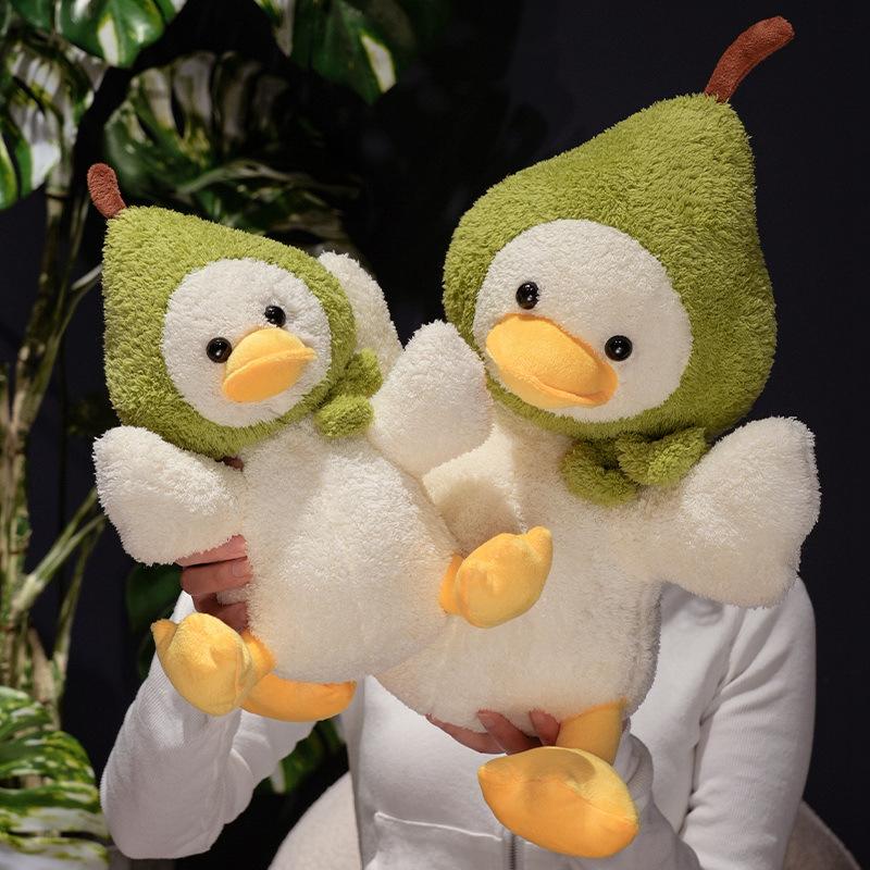 Cute Cute Funny Duck Pear Doll Cute Little Duck Plush Toy Doll Children's Pillow Doll Holiday Gift