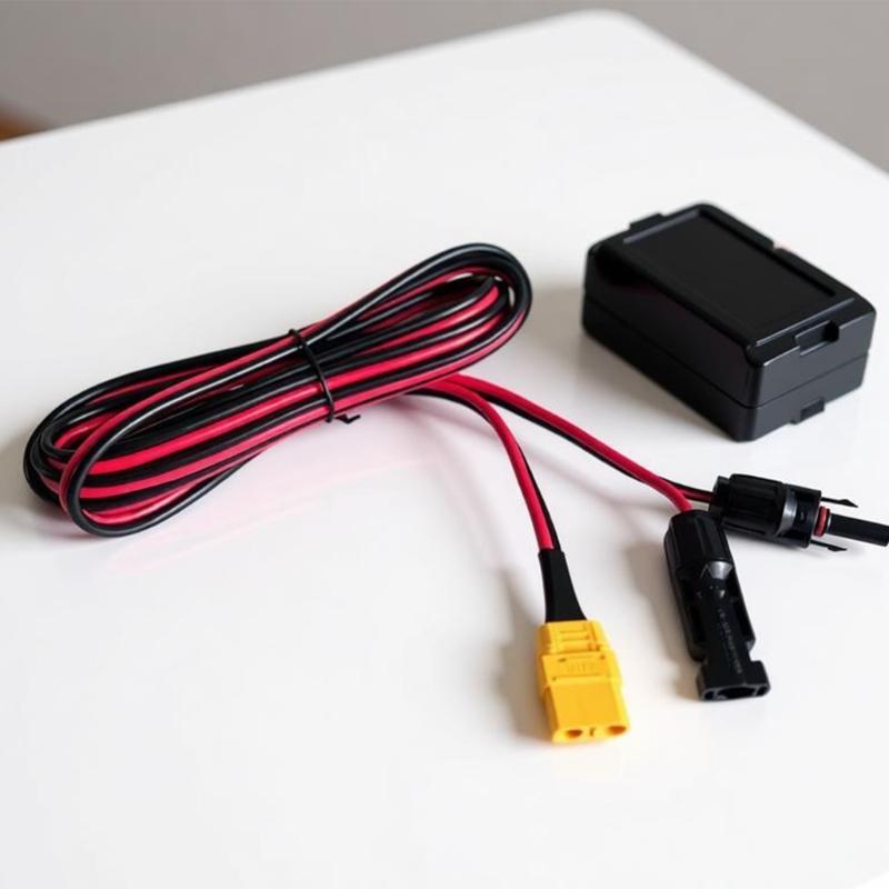 XT90H Female Input Cable for Solar Charging, Solar Side End Cord for Home Backup and Outdoor Generator Charging