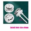 1pc ABS Toilet Water Tank Button Round Valve Toilet Flusher Dual Push Flushing Button  Closestool