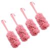 4 Pack Multiple Bath Body Brushes, Soft Nylon Mesh Back Cleaner with Long Handled Shower Brush for Wet, Exfoliating Luffa Bath Sponge for Women & Men