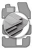 Gray Car Mats For: Volkswagen Tiguan Allspace 7-seater (2017-)
