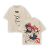 Manga Jujutsu Kaisen Choso Printed Tee Men Women Clothing Washed Cotton T-shirt Vintage Casual T Shirt Harajuku Male Tshirt