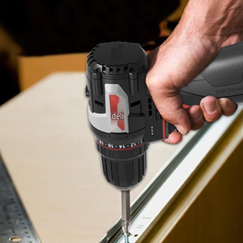 Deli 16V Brushless Cordless Drill/Driver CN Plug (adapter Included)