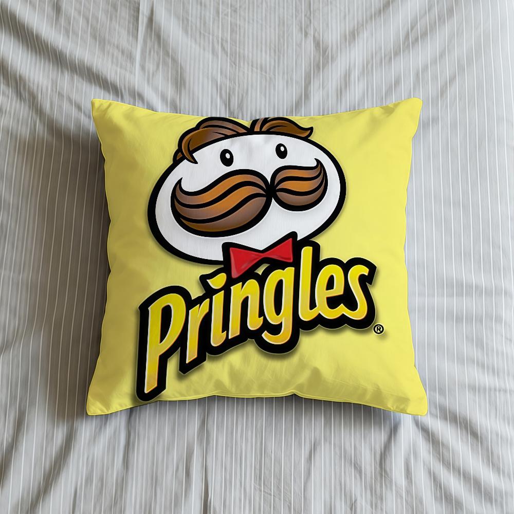 P-PringleS-ES Cushion Cover Soft Case Sofa Living Room Bearded Home Comfortable Office Decor Protective Pillow