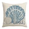 New Spring and Summer Pillow Case Small Fresh Modern Simple Plant Ocean Shell Home Pillow Case