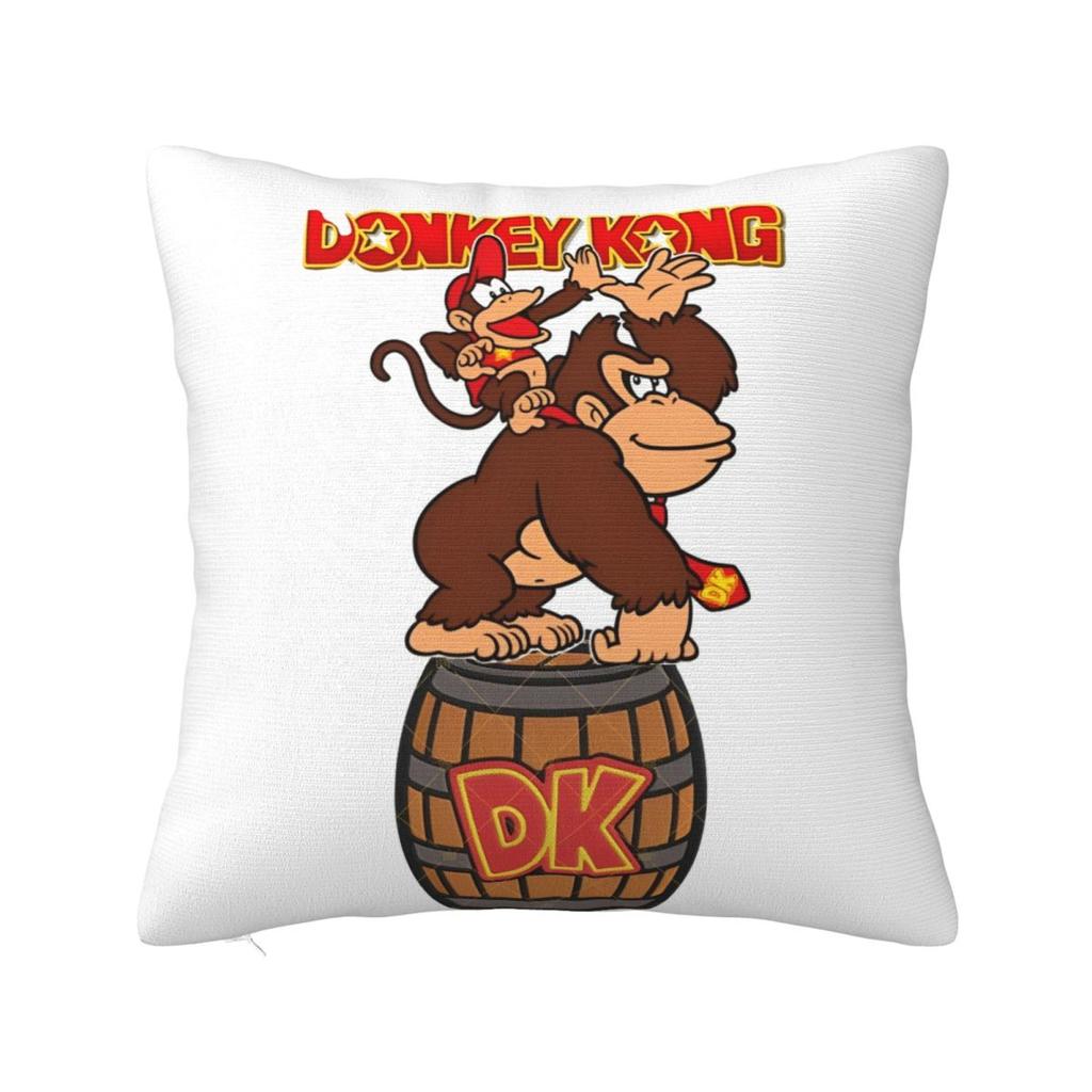 Home Decor Donkey Kong Bananza Game Pillowcases Accessories Pillow Cover Zipper Multi Size