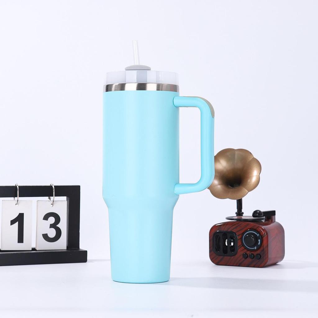 40oz Stainless Steel Thermos with Handle - 1st & 2nd Gen, 3D UV Customizable Car Cup