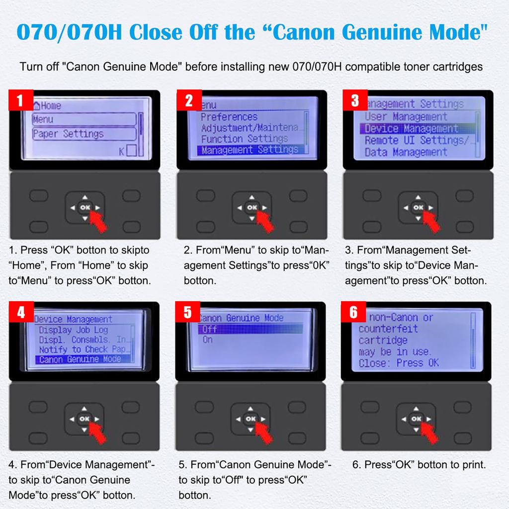 Compatible Toner Cartridge 5640C003 for Canon High Yield Compatible with Canon Satera and LBP241 Printers CRG-070H (070 CRG-070), (10,200 Pages),