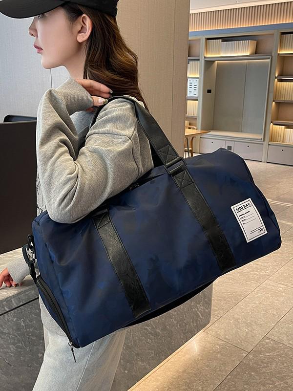 Large Capacity Travel Bag with Shoe Compartment, Wet/Dry Separation, for Sports, Swimming, and Fitness