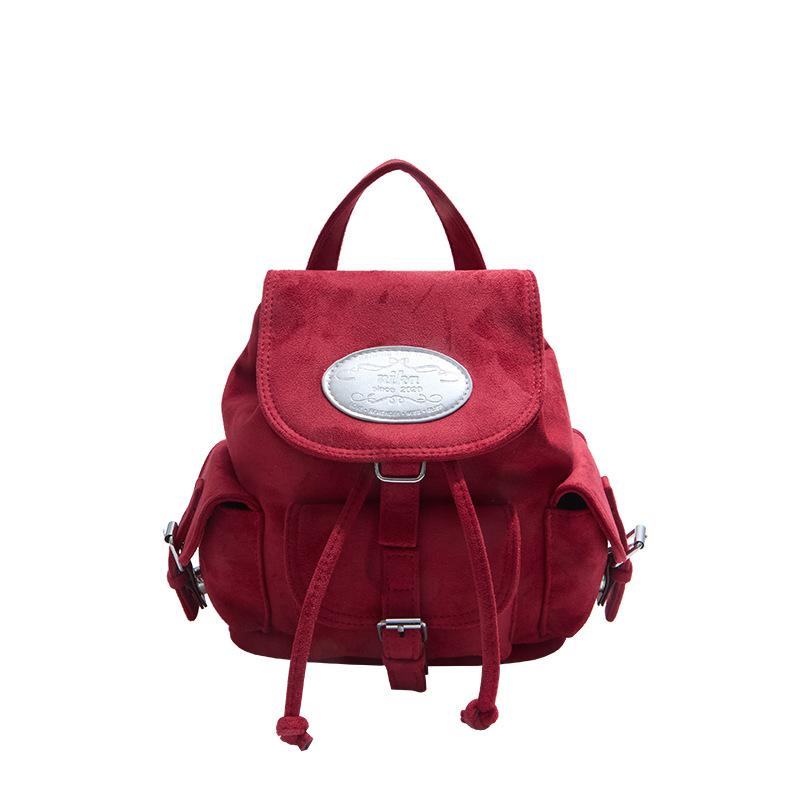 New Korean version of casual simple wind small backpack backpack women travel light travel nylon student schoolbag