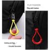 U-Shaped Colorful TPU Zipper Pull Tab Rope with Semicircular Puller