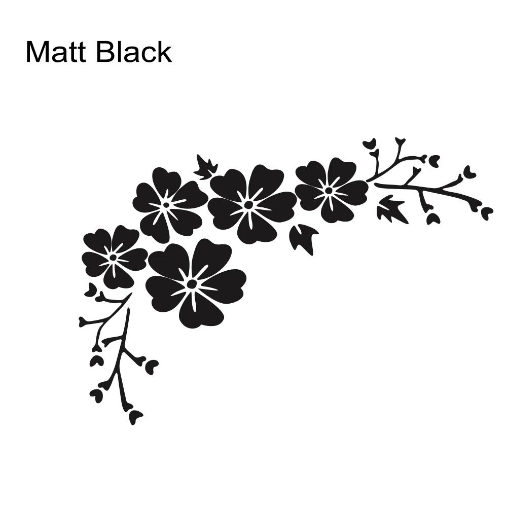 Car Sticker Blossom Flower Clusters Waterproof Vinyl Decal DIY Car Body Door Window Automobile Exterior Decoration Accessories