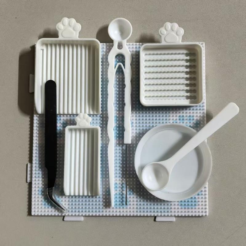 Creative DIY Bead Pen Art Kit 2.6mm Padding Beans Set with Clips Tray for Kids Birthday Party Favor Gifts