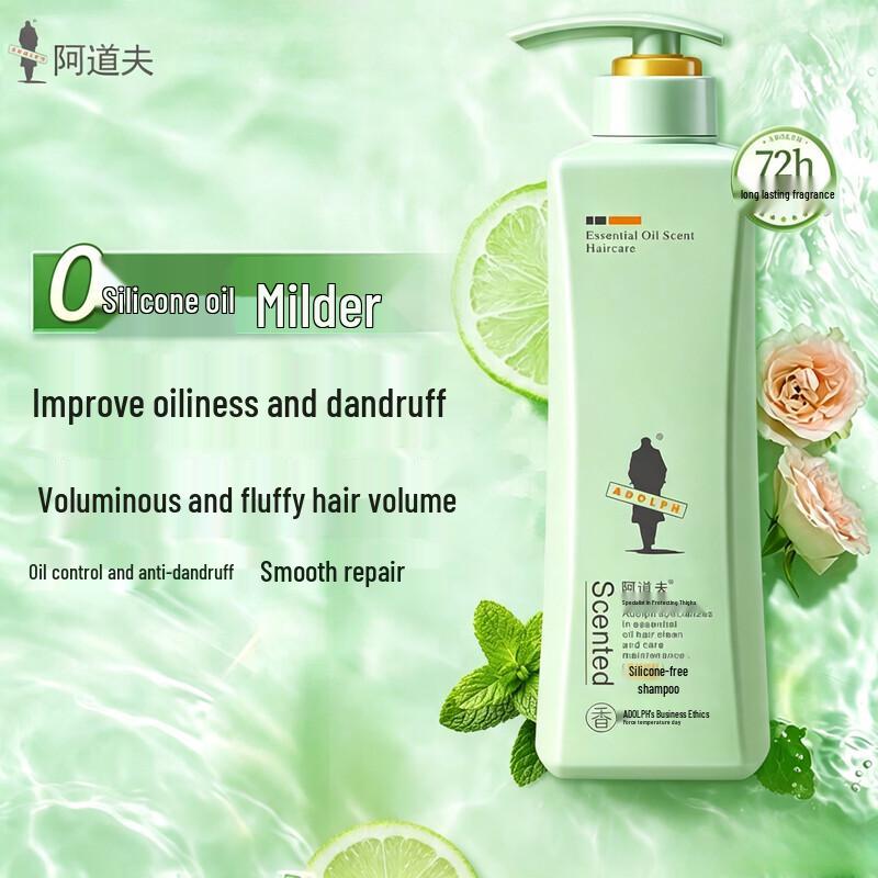 ADOLPH Silicone-Free Anti-Dandruff & Oil Control Shampoo 500ml