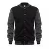 Men's Winter European Size Plus Velvet Baseball Cardigan Jacket