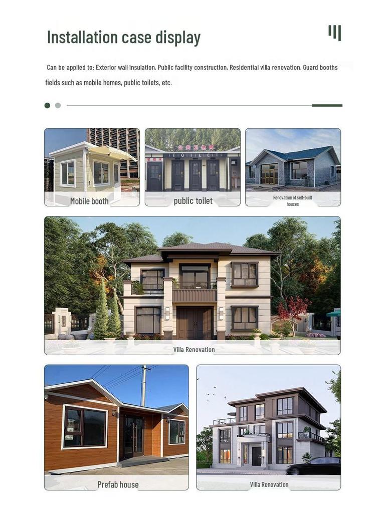 Polyurethane Insulated Panel Kiosk: Metal-Carved, High-Temp Resistant Villa Board