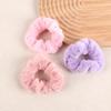 Elastico per Capelli in Peluche Colorato Caldo - Elastico ad Alta Elasticità per Coda di Cavallo per Autunno e Inverno