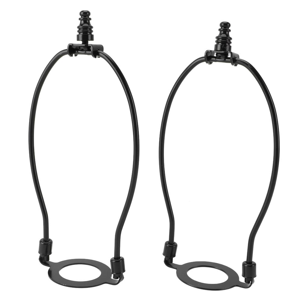 2Pcs   Lamp Shade Harps Holder Kit with E26 Light Base Metal Lampshades Holder for Table and Floor Lamps