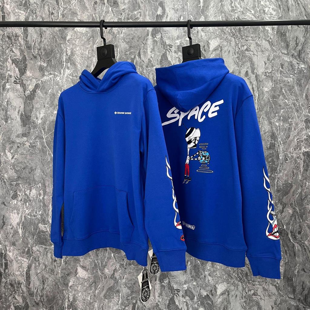 New Chrome Hearts Sanskrit Cross Cropped Hoodie