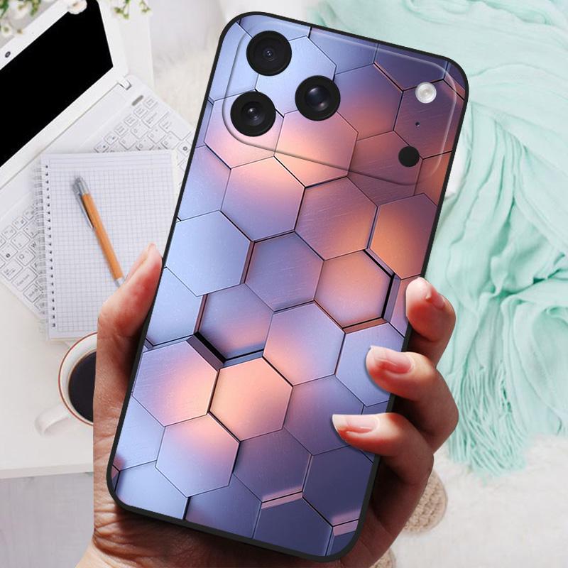 For iPhone 17 Pro Case Lion Wolf Painted Silicone Soft Back Cover For iPhone17 Pro Max Phone Case For iPhone 17 Air Protective