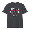 Herren Jimmy Carter für den Präsidenten der Vereinigten Staaten 2020 T-Shirt Schwarz 2XL Vintage Gewaschen Leicht Atmungsaktiv Vielseitig