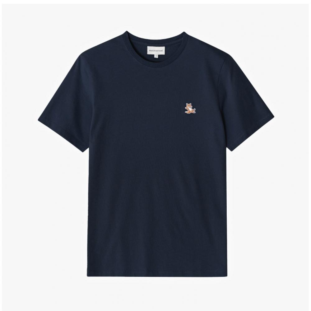 MaiSon KitSune Lm00110kj0008 P476 Chillax Fox Patch Men S Short Sleeve Tee