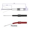 25Pcs Digital Electrical Multimeter Testing Test Leads Set with Wire Piercing Probes Set Professional Test Leads Set