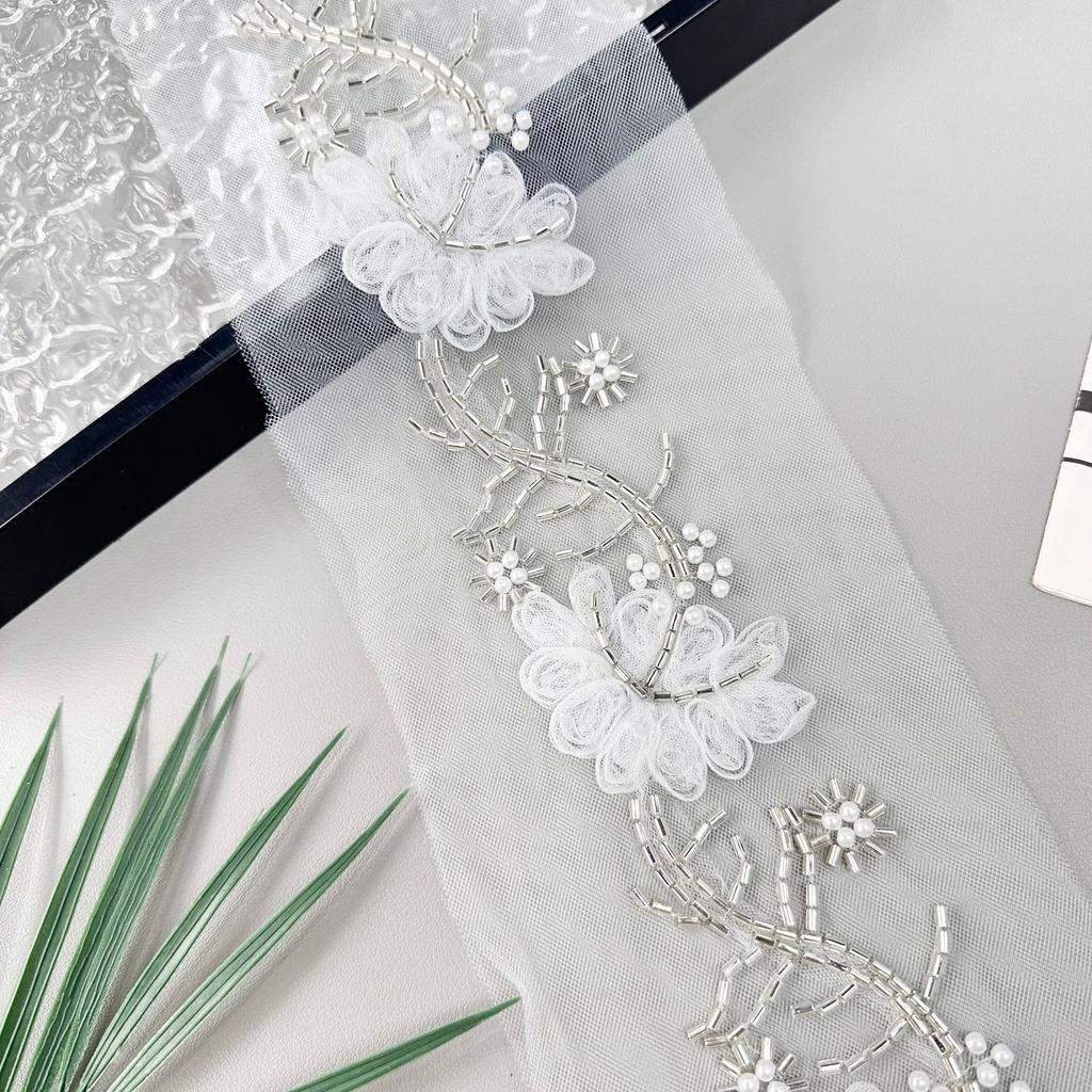 Lace Lace Mesh Handmade Beads Barcode Clothing Lolita Dress Decorative Accessories Lace Accessories