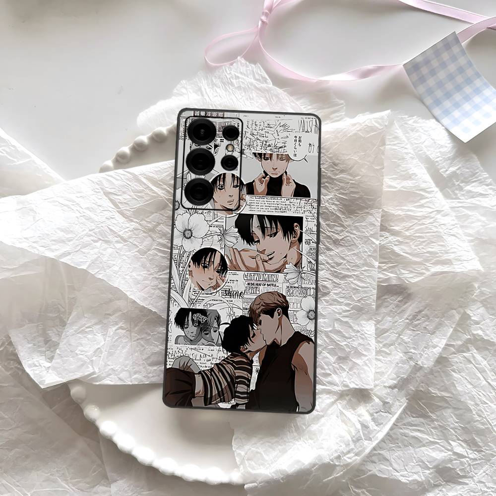 Anime Killing Stalking Phone Case For Samsung S 24 Fe 25 Ultra Plus 20 Lite 21 30 22 23 24 22 Ultra 5G Fundas