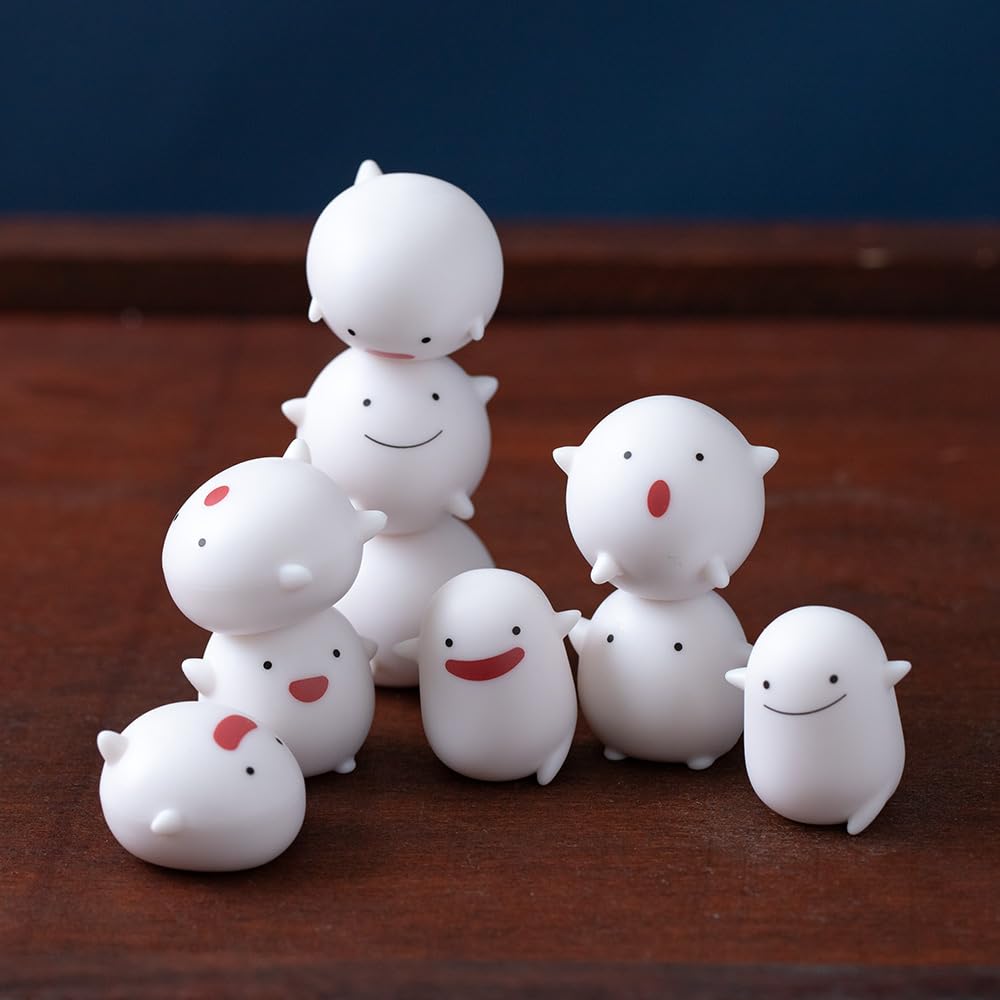 Ensky - Boy and Heron Strawberry Nose Character Assortment Set (NOS-88) Studio Ghibli Official Stackable Figures