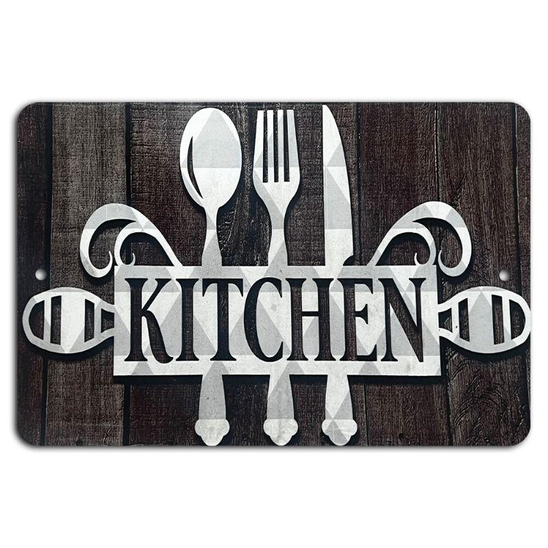 Decorative Retro Metal Logo Panel Plate