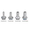 6 PCS PC Wasserkühlung Two-Touch-Fitting G1/4 Gewinde Barb Stecker für Rohr