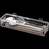 Rust Proof Hanging Cutlery Holder Silver Cutlery Drainer Rack  Chopstick