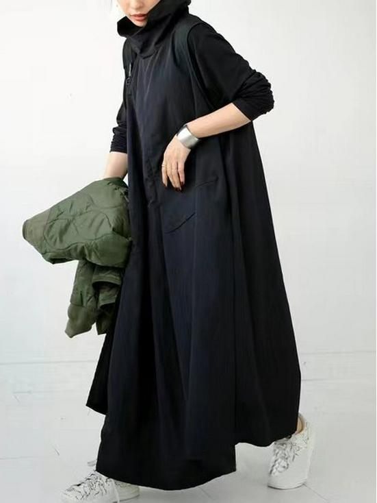 2024 Casual Irregular Long Dress - All-Season Style - Available Now