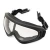 SHENKEL GX-500 Type Combat Tactical Goggles with Helmet Rail Mount (Black/Clear Lens) for FAST Helmets and Airsoft